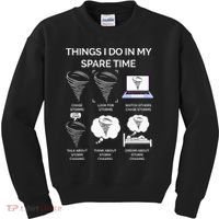 Things I Do In My Spare Time Tornado Kids Sweatshirt thumb 0