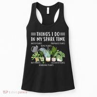 Things I Do In My Spare Time Water Plants Women's Tank Top thumb 0