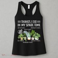Things I Do In My Spare Time Water Plants Women's Tank Top thumb 3