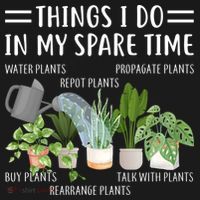Things I Do In My Spare Time Water Plants Women's Tank Top thumb 5