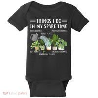 Things I Do In My Spare Time Water Plants Baby Bodysuit thumb 0