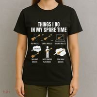 Things I Do In My Spare Time Ukulele Player T-Shirt thumb 4