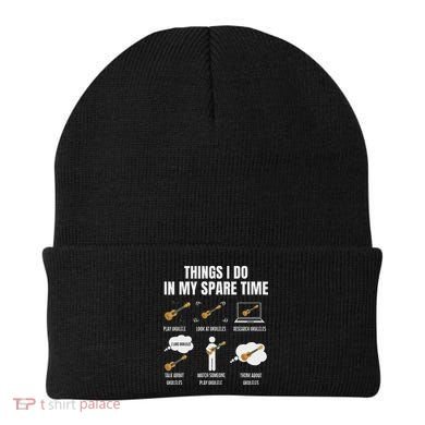 Things I Do In My Spare Time Ukulele Player Beanie