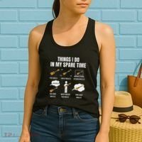 Things I Do In My Spare Time Ukulele Player Women's Tank Top thumb 2