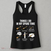 Things I Do In My Spare Time Ukulele Player Women's Tank Top thumb 3