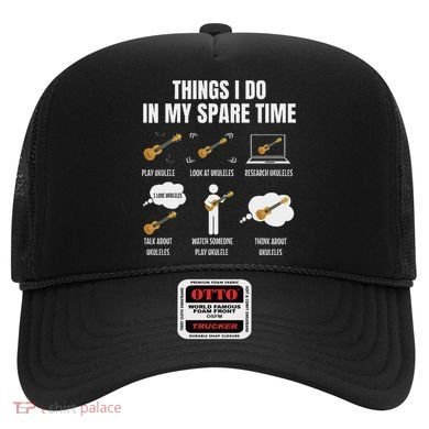 Things I Do In My Spare Time Ukulele Player Hat