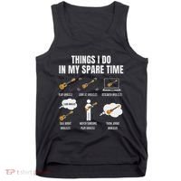 Things I Do In My Spare Time Ukulele Player Tank Top thumb 0