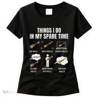 Things I Do In My Spare Time Ukulele Player Women's T-Shirt thumb 0