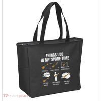 Things I Do In My Spare Time Ukulele Player Tote Bag thumb 2