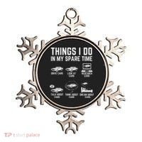 Things I Do In My Spare Time Funny Car Guy Car Enthusiast Ornament thumb 0