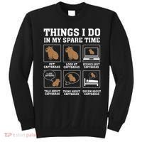 Things I Do In My Spare Time Capybara Funny Capybaras Rodent  Sweatshirt thumb 0