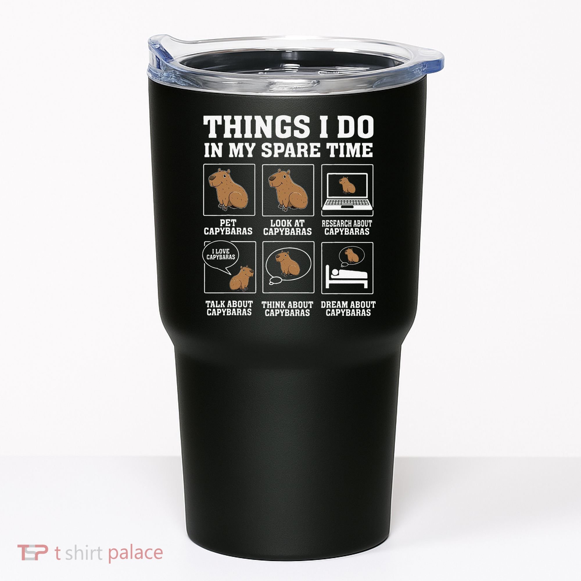 Things I Do In My Spare Time Capybara Funny Capybaras Rodent  Tumbler