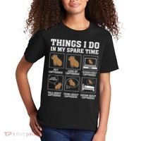 Things I Do In My Spare Time Capybara Funny Capybaras Rodent  Kids T-Shirt thumb 2