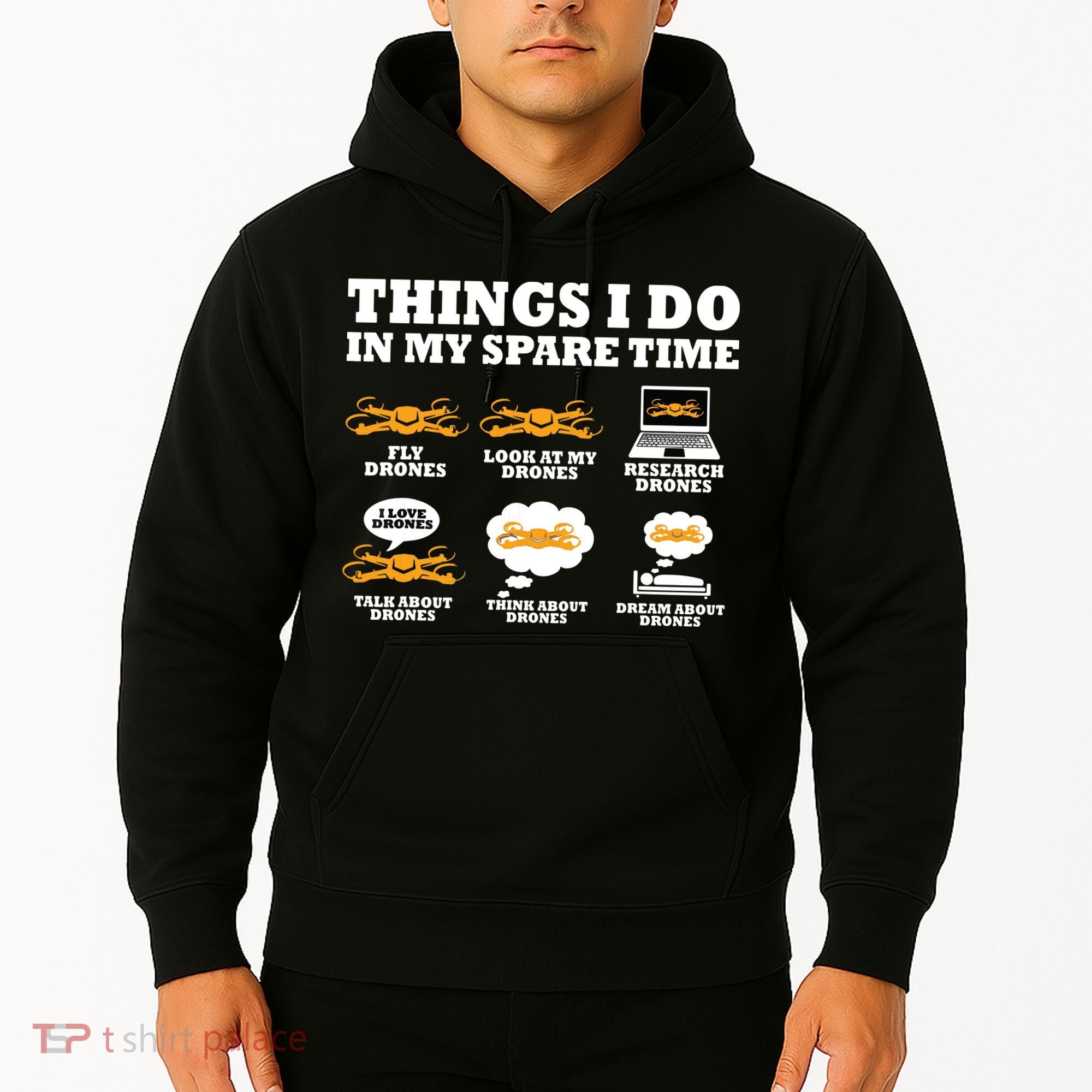 Things I Do In My Spare Time Drone Pilot Quadcopter FPV Hoodie