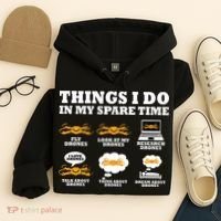 Things I Do In My Spare Time Drone Pilot Quadcopter FPV Hoodie thumb 4