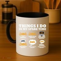 Things I Do In My Spare Time Drone Pilot Quadcopter FPV Coffee Mug thumb 4
