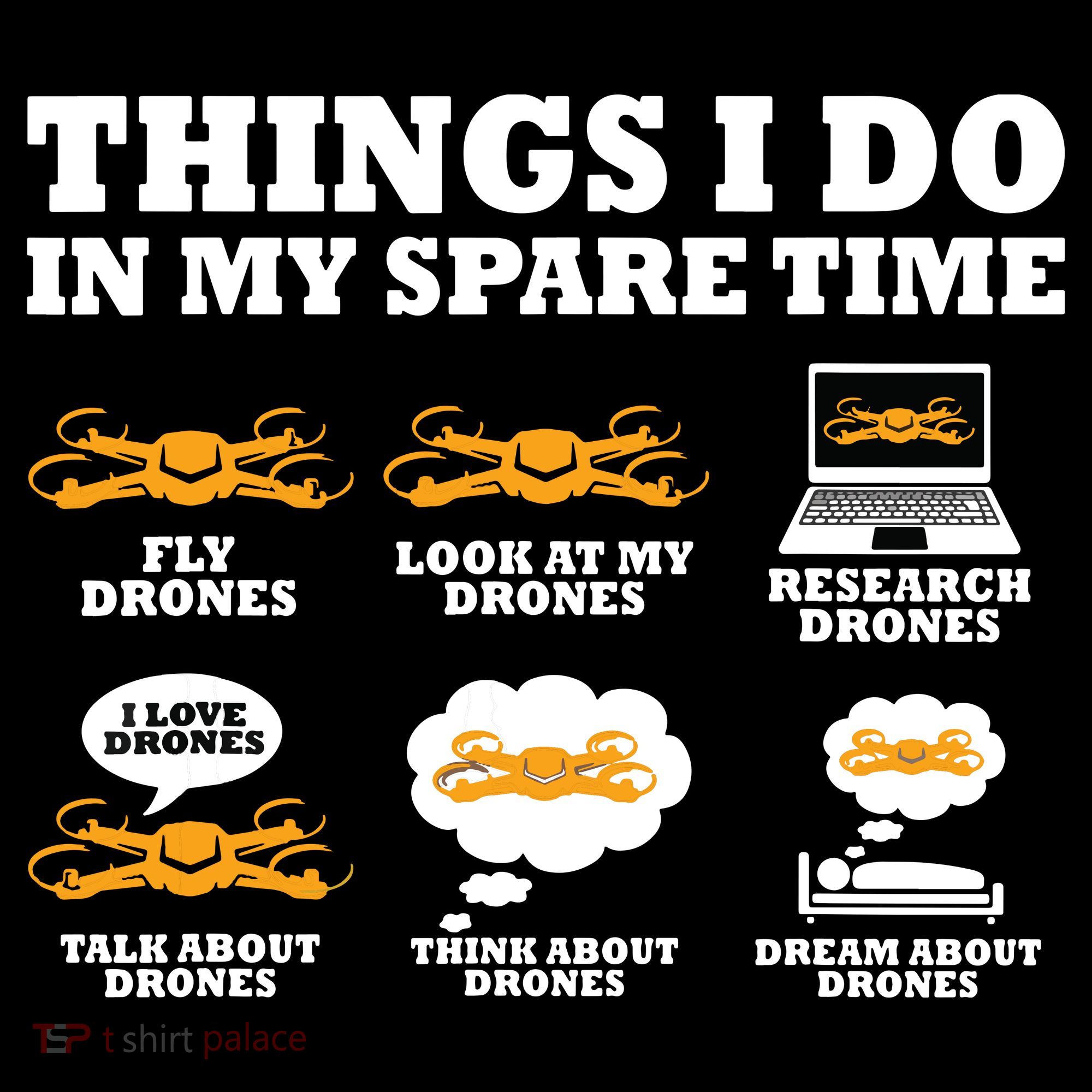 Things I Do In My Spare Time Drone Pilot Quadcopter FPV Women's Tank Top