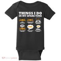 Things I Do In My Spare Time Drone Pilot Quadcopter FPV Baby Bodysuit thumb 0
