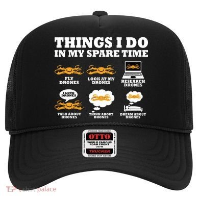 Things I Do In My Spare Time Drone Pilot Quadcopter FPV Hat