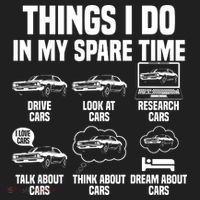 Things I Do In My Spare Time Car Enthusiast Classic Car Guy Tumbler thumb 3