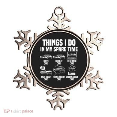 Things I Do In My Spare Time Car Enthusiast Classic Car Guy Ornament