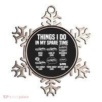 Things I Do In My Spare Time Car Enthusiast Classic Car Guy Ornament thumb 0