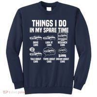 Things I Do In My Spare Time Car Enthusiast Classic Car Guy Sweatshirt thumb 0