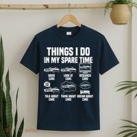 Things I Do In My Spare Time Car Enthusiast Classic Car Guy T-Shirt thumb 2