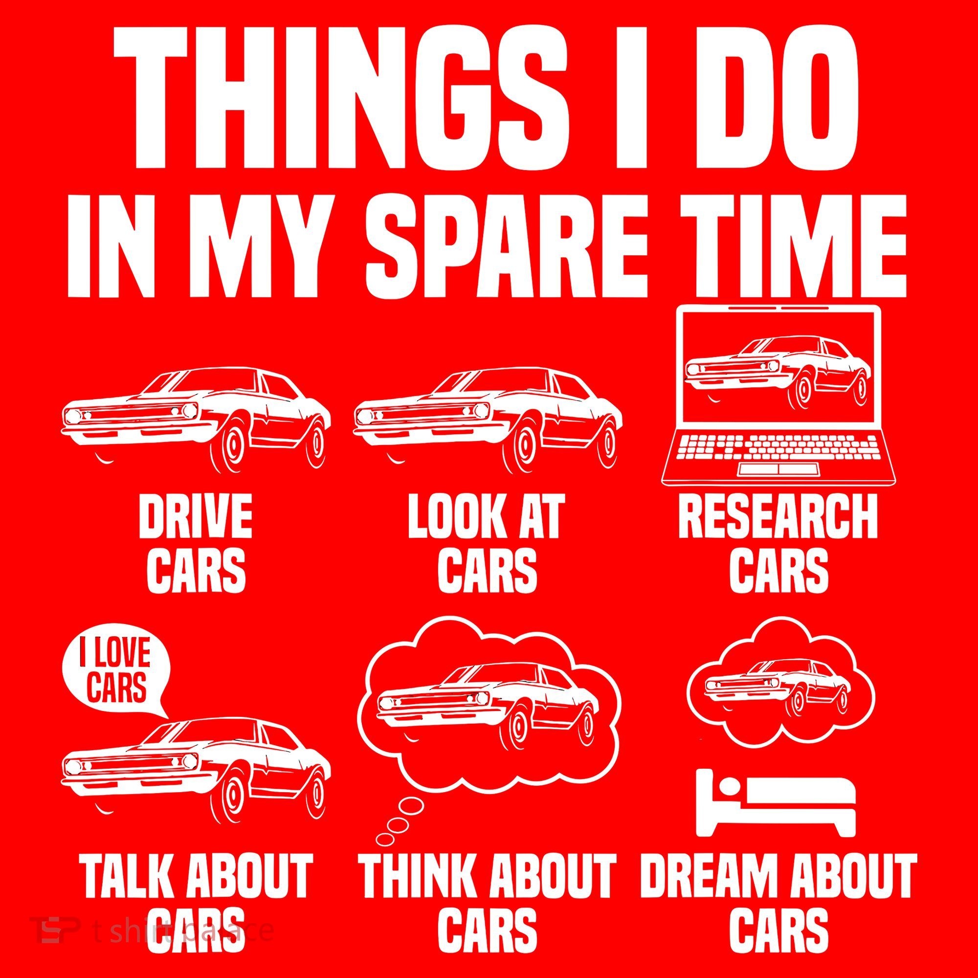Things I Do In My Spare Time Car Enthusiast Classic Car Guy Santa Hat