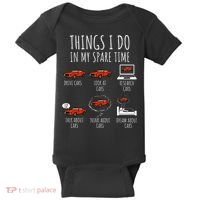 Things I Do In My Spare Time Funny Car Enthusiast Car Lover Baby Bodysuit thumb 0