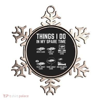 Things I Do In My Spare Time Funny Car Guy Car Enthusiast Ornament