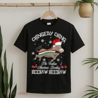 The Italian Donkey Christmas Chingedy Ching Dominick Donkey Xmas T-Shirt thumb 2