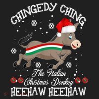 The Italian Donkey Christmas Chingedy Ching Dominick Donkey Xmas Hat thumb 2