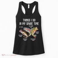 Thing I Do In My Spare Time Fishing Funny Women's Tank Top thumb 0