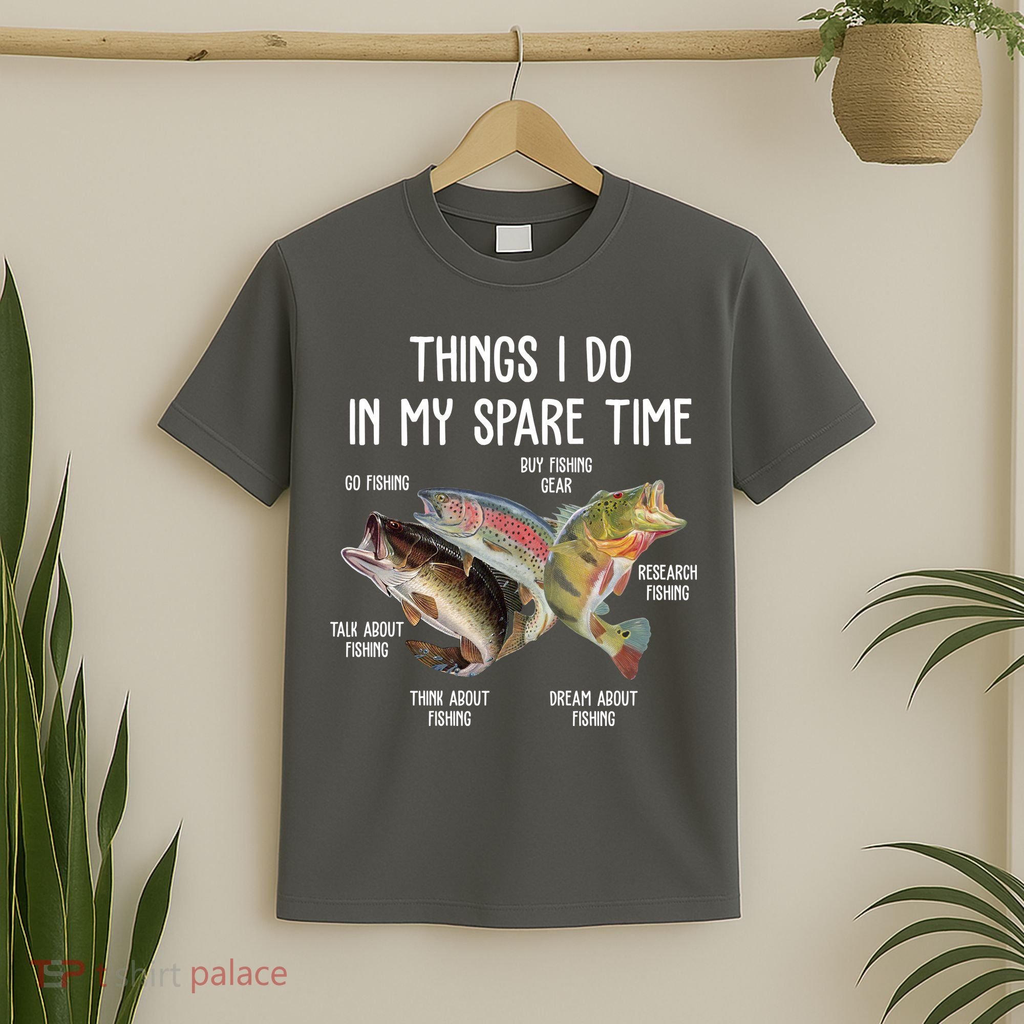 Thing I Do In My Spare Time Fishing Funny T-Shirt
