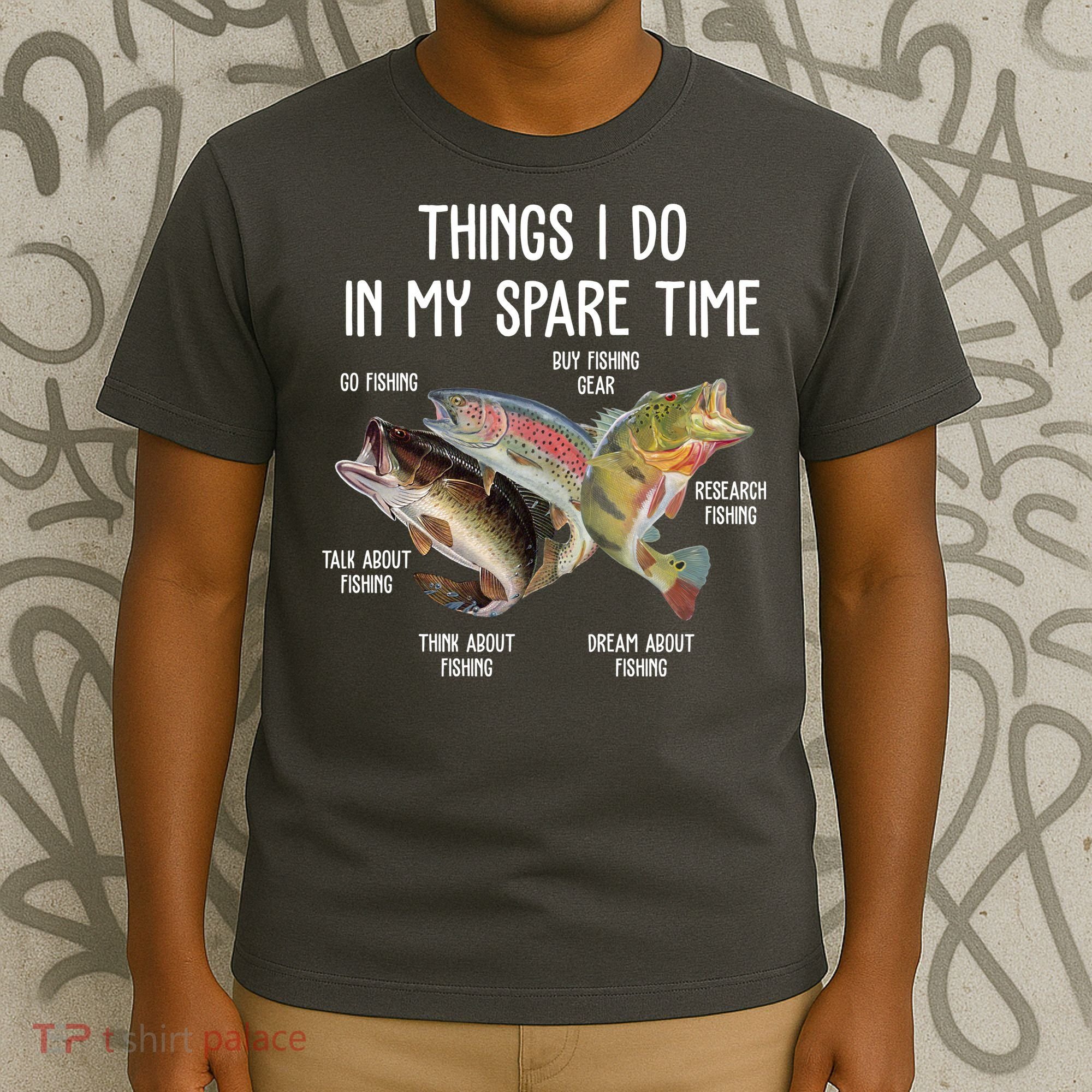 Thing I Do In My Spare Time Fishing Funny T-Shirt