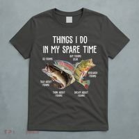 Thing I Do In My Spare Time Fishing Funny T-Shirt thumb 5