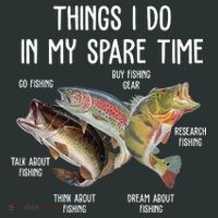 Thing I Do In My Spare Time Fishing Funny Mousepad thumb 1