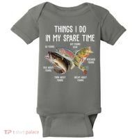 Thing I Do In My Spare Time Fishing Funny Baby Bodysuit thumb 0