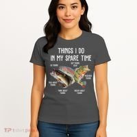 Thing I Do In My Spare Time Fishing Funny Women's T-Shirt thumb 4