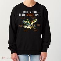 Things I Do In My Spare Time Funny Fishing Things Women's Sweatshirt thumb 0