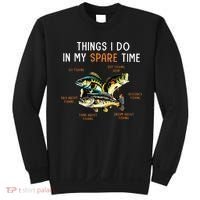 Things I Do In My Spare Time Funny Fishing Things Sweatshirt thumb 0