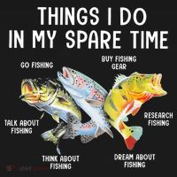 Things I Do In My Spare Time Funny Fishing Women's Hoodie thumb 2