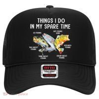 Things I Do In My Spare Time Funny Fishing Hat thumb 0