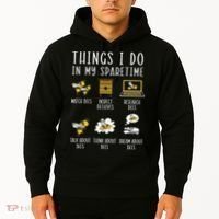 Things I Do In My Spare Time Beekeeper Beekeeping Apiarist Hoodie thumb 2