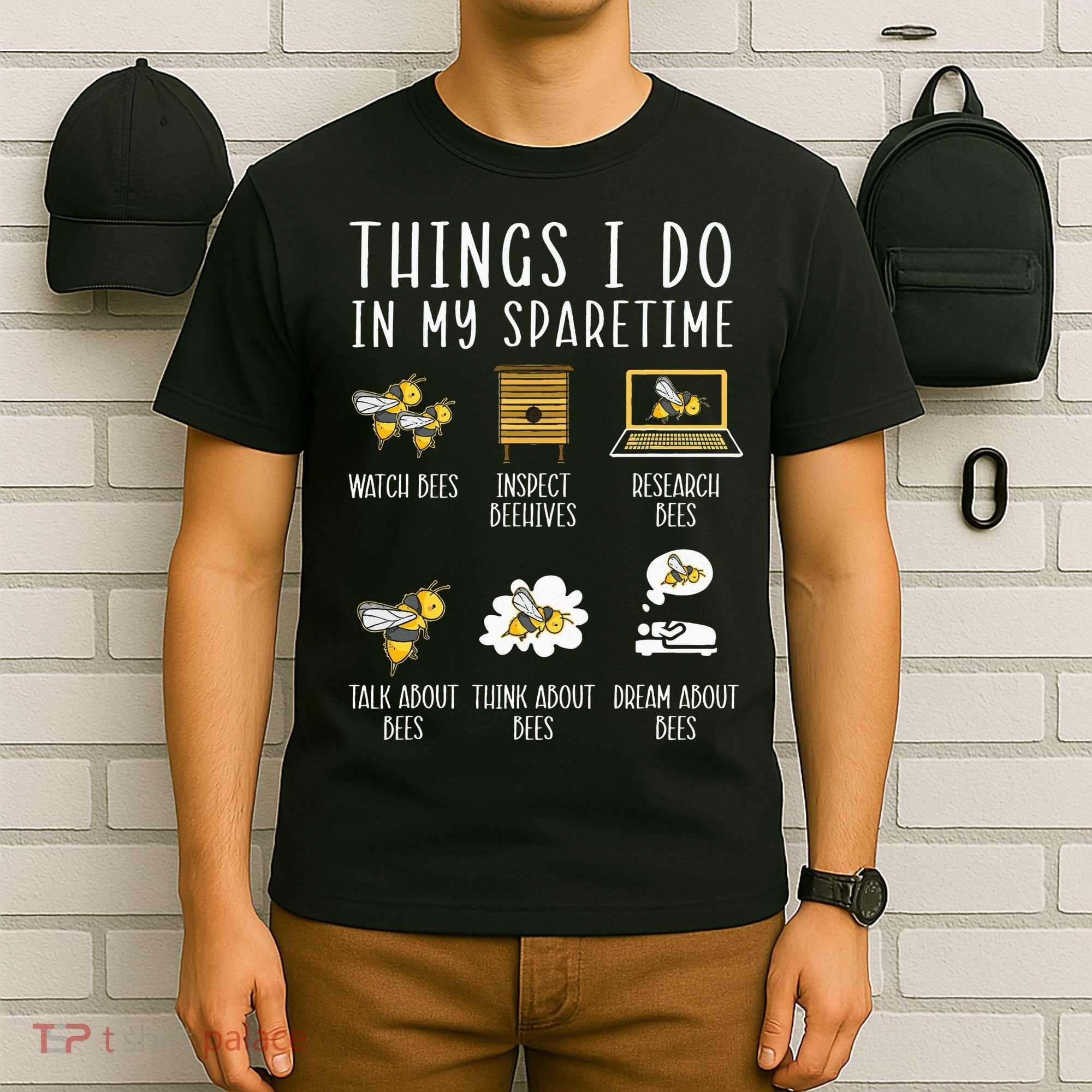 Things I Do In My Spare Time Beekeeper Beekeeping Apiarist T-Shirt