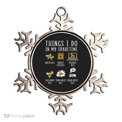 Things I Do In My Spare Time Beekeeper Beekeeping Apiarist Ornament