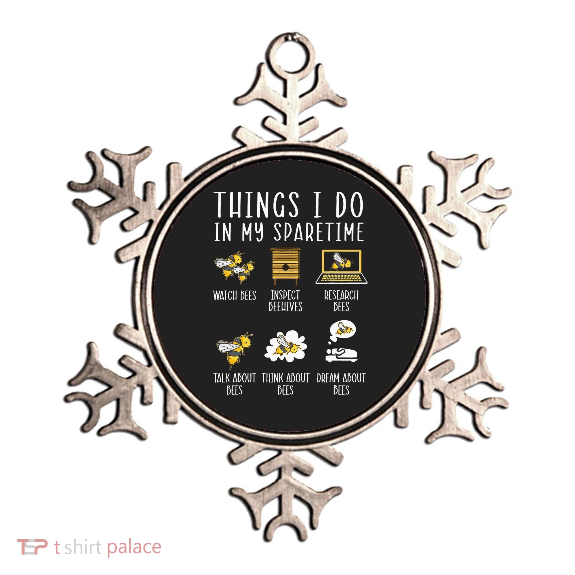 Things I Do In My Spare Time Beekeeper Beekeeping Apiarist Ornament