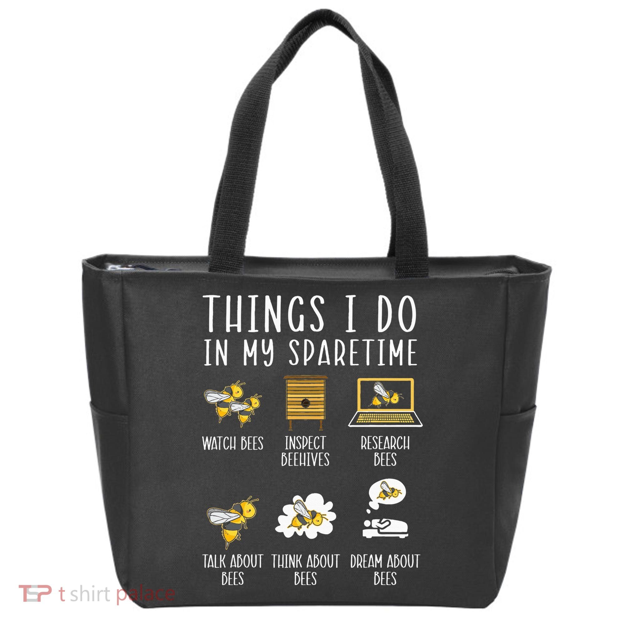 Things I Do In My Spare Time Beekeeper Beekeeping Apiarist Tote Bag