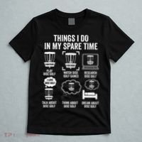 Things I Do In My Spare Time Disc Golf funny Gift Player T-Shirt thumb 5